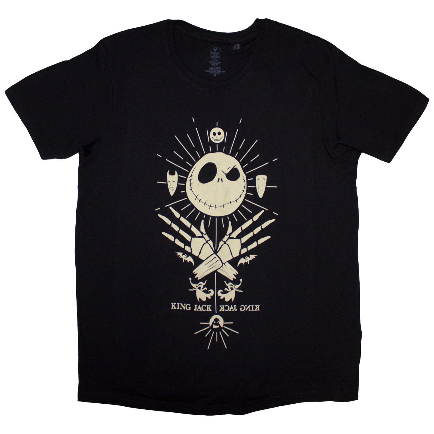 Nightmare Before Christmas King Jack T-shirt Front