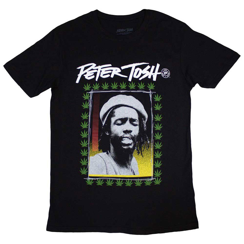 Peter Tosh Leaf Frame T-shirt Front