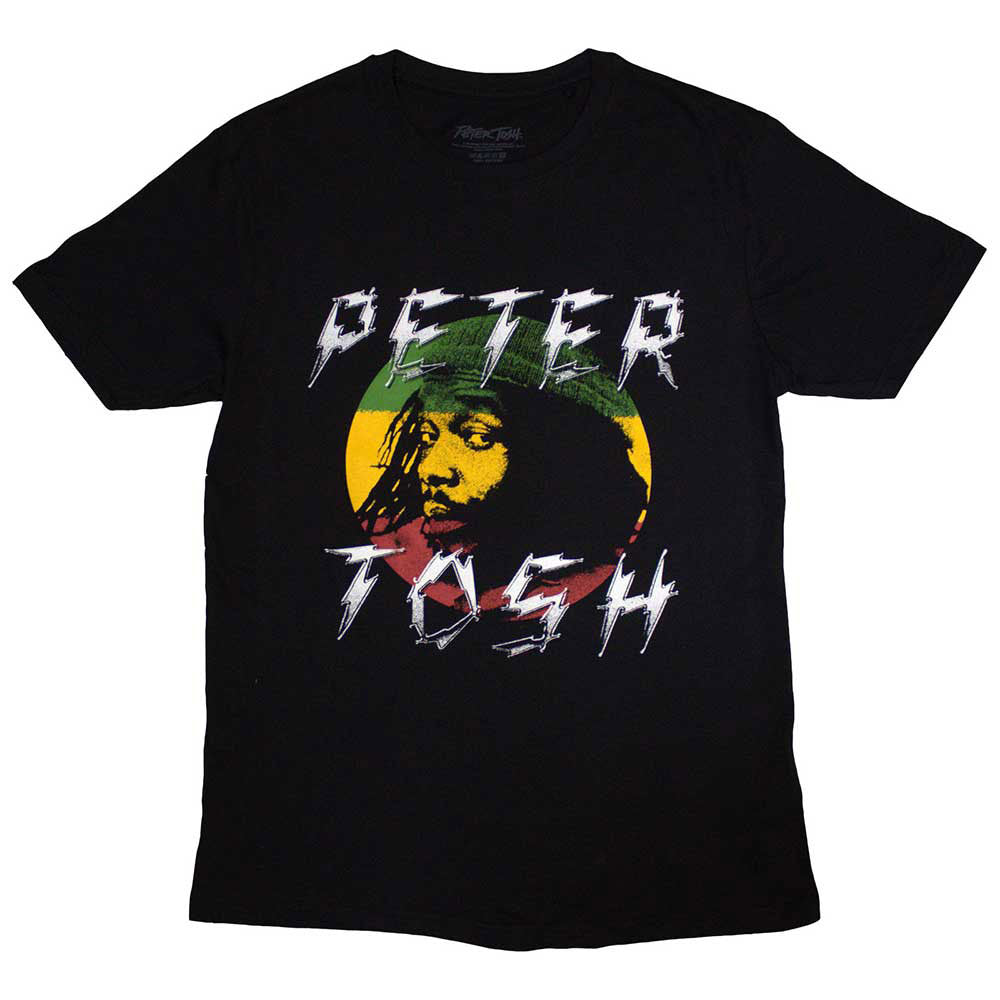 Peter Tosh Lightning Logo T-shirt Front