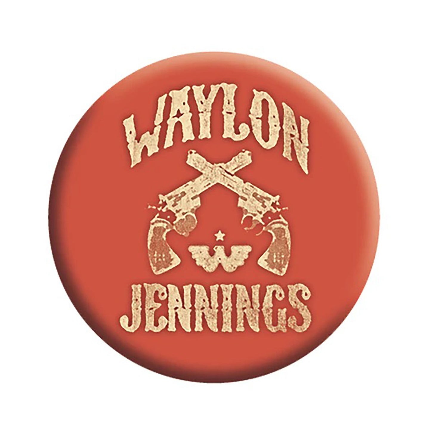 Waylon Jennings Wanted Button Front