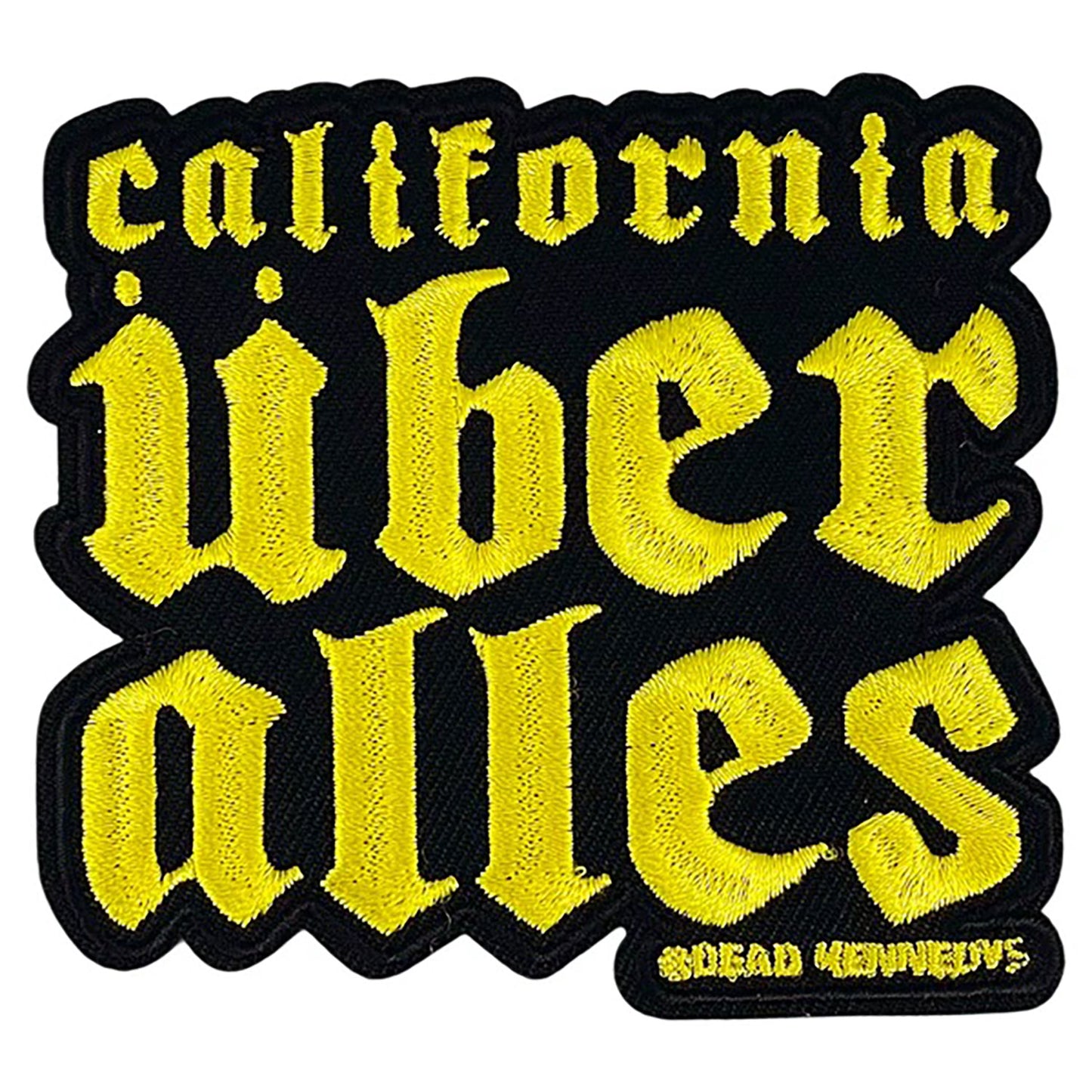 Dead Kennedys California Uber Alles Embroidered Patch Front