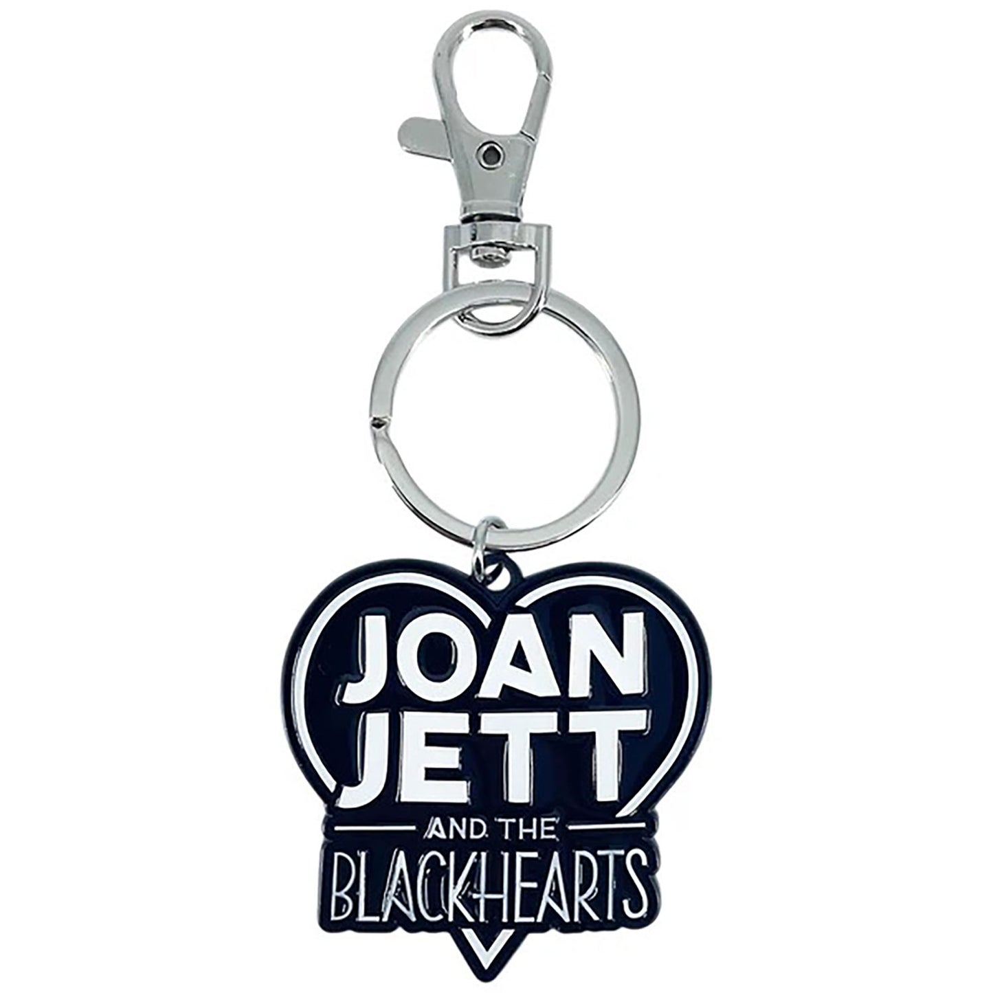 Joan Jett & the Blackhearts Heart Logo Metal Key Chain Back