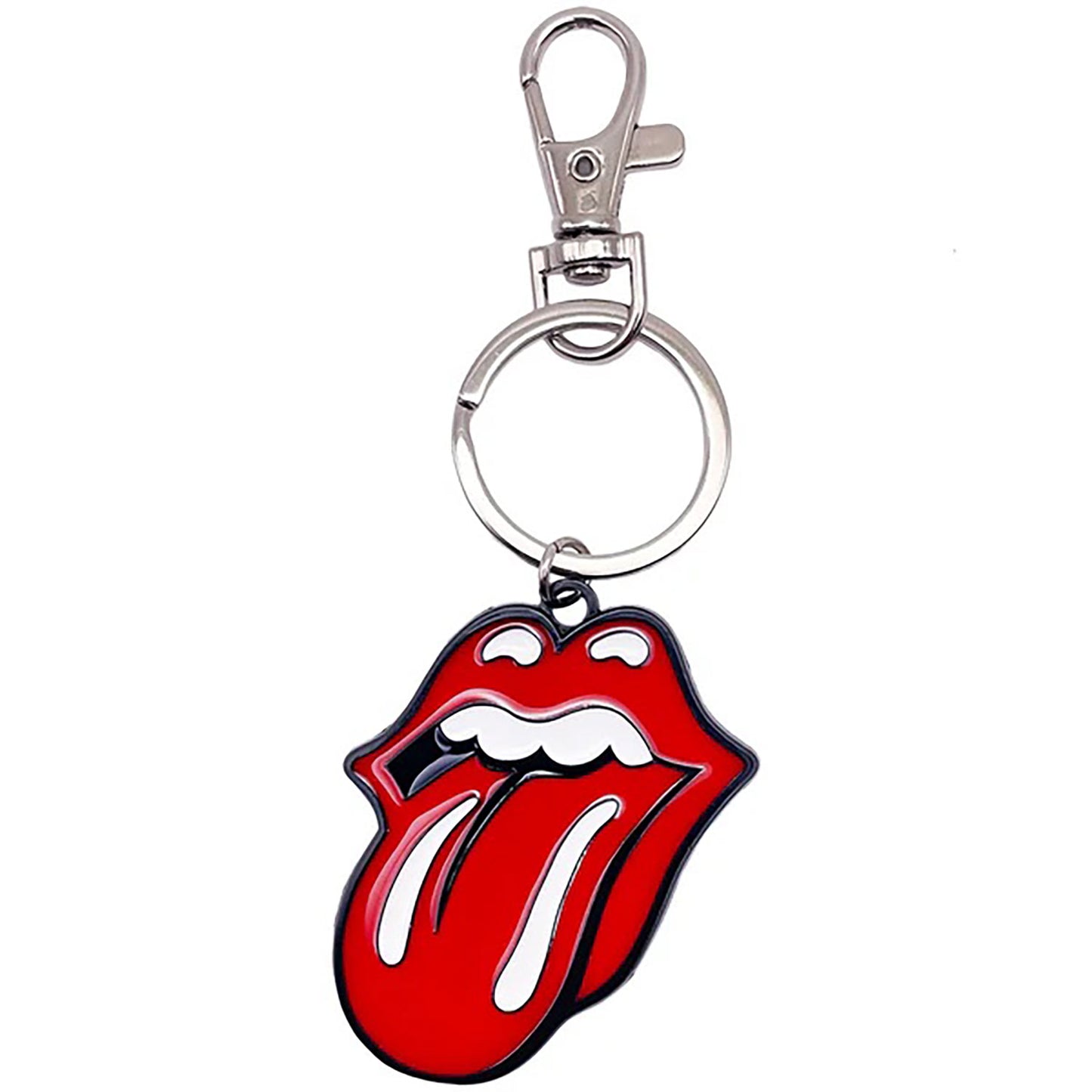The Rolling Stones Tongue Logo Metal Key Chain Back