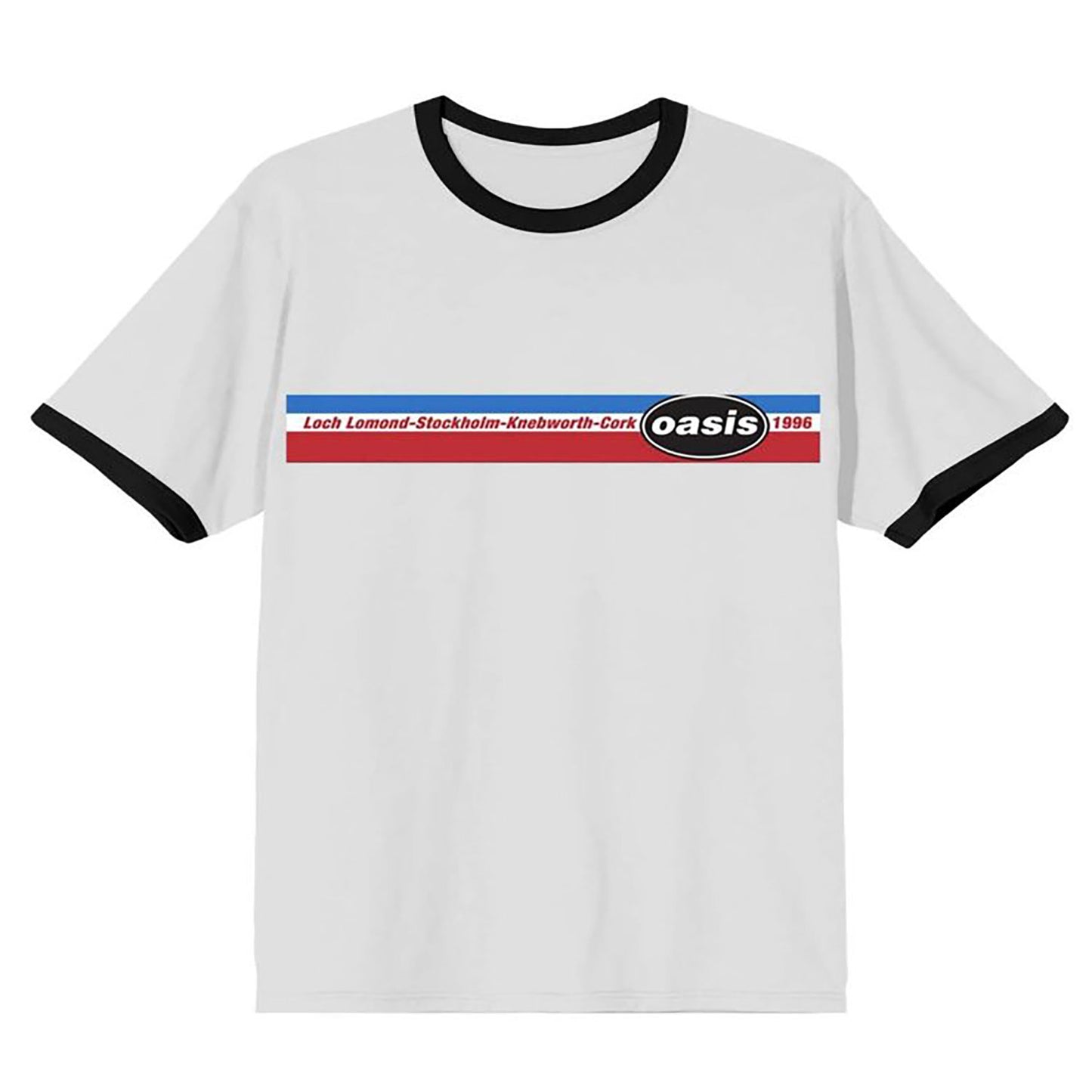 Oasis Tour Ringer T-shirt Front