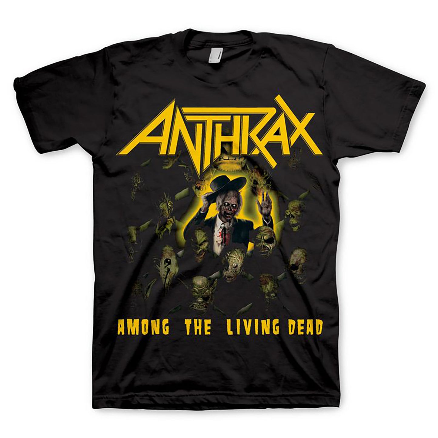 Anthrax Among The Living Dead T-shirt Front