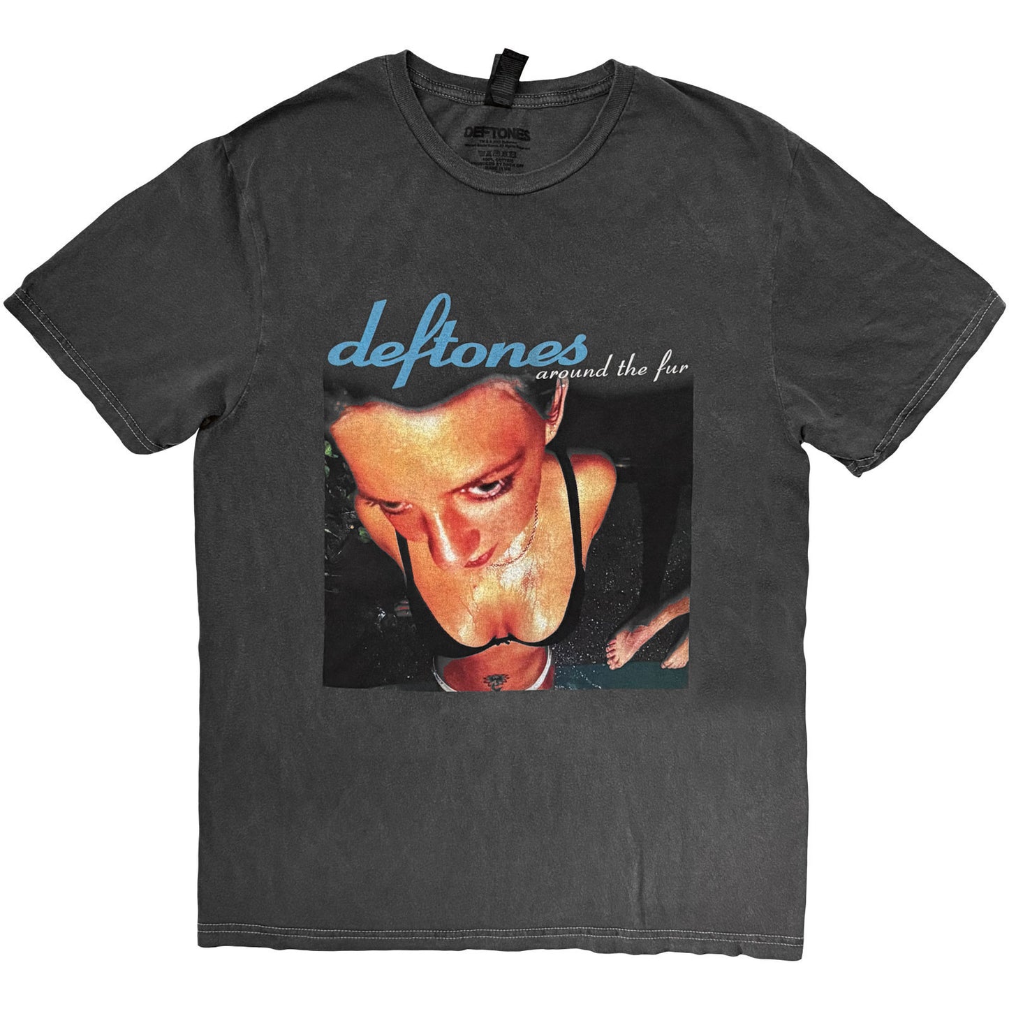 Deftones Around The Fur Dip Dye & Wash T-shirt Front