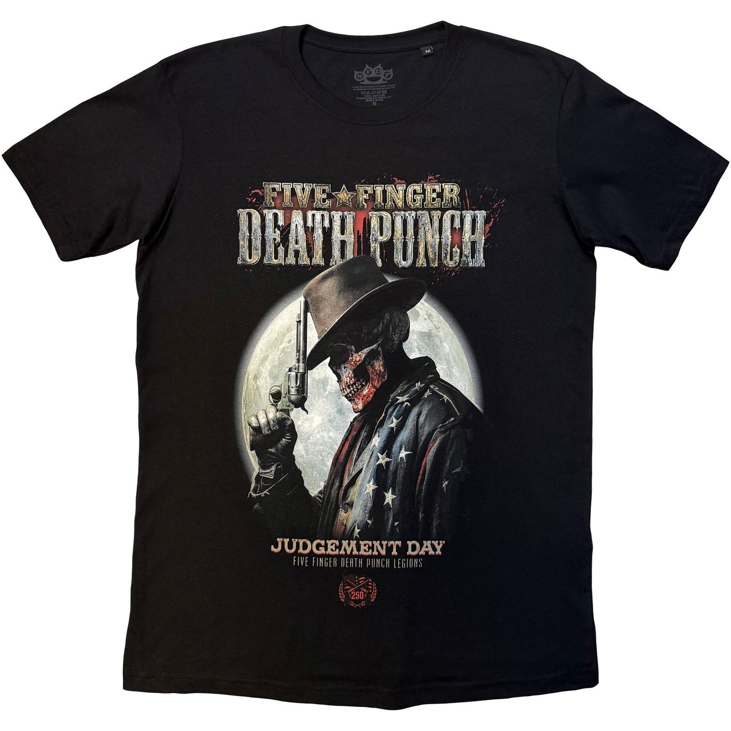 Five Finger Death Punch Judgement Day Moon T-shirt Front
