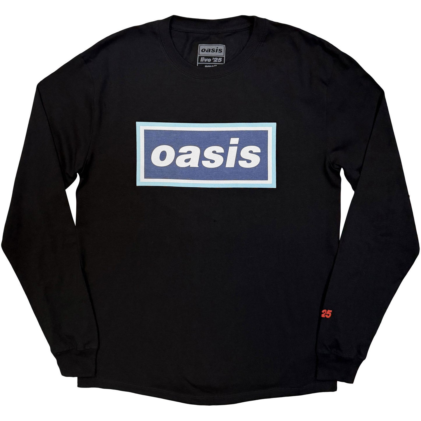 Oasis 96 Blue Logo Long Sleeve Front