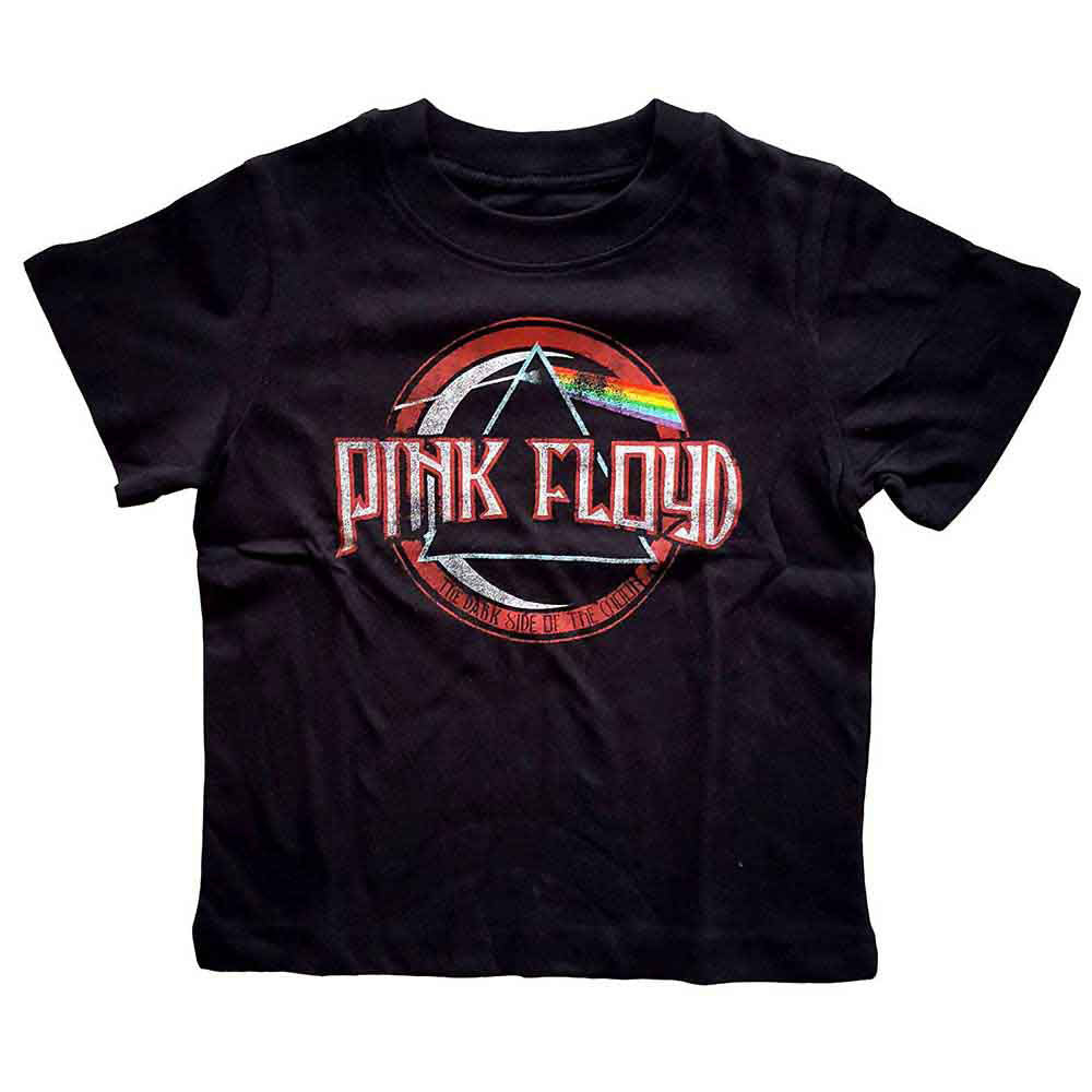 Pink Floyd Vintage Dark Side Of The Moon Seal Childrens T-shirt Front
