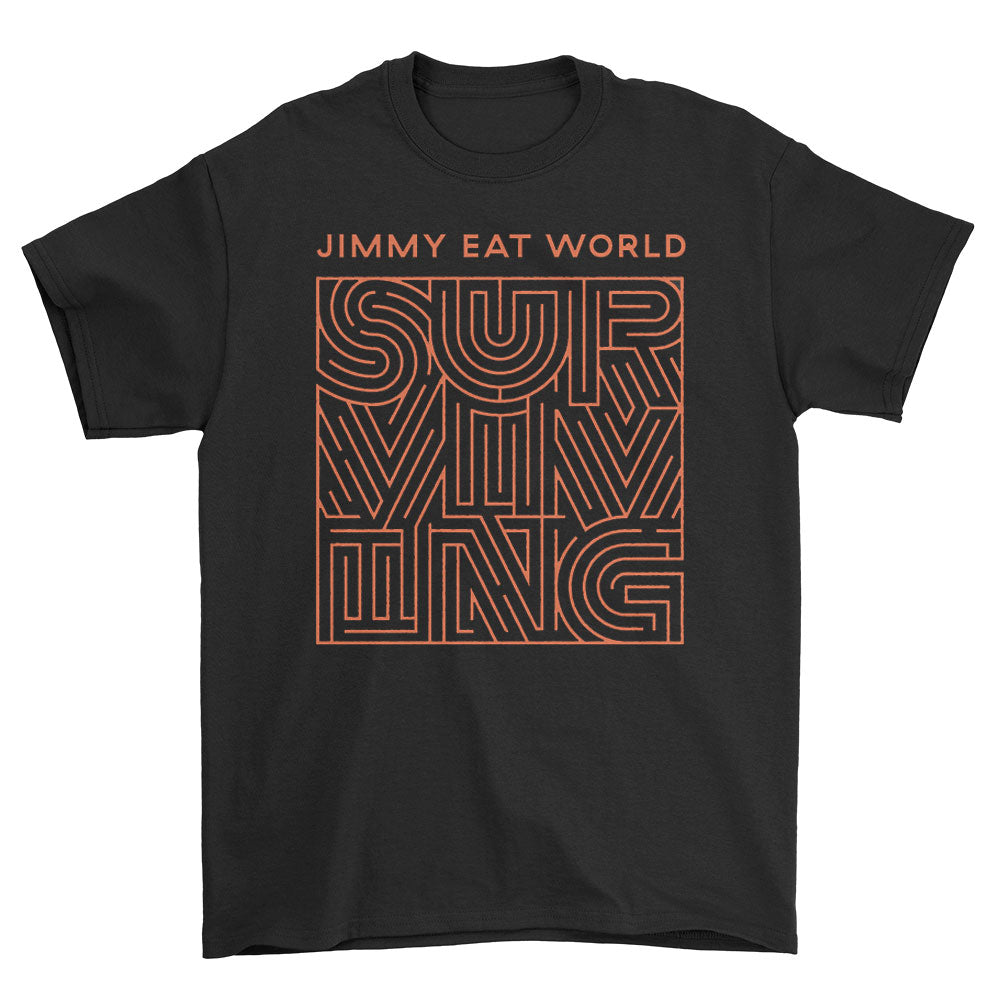 Jimmy Eat World Surviving T-shirt Front
