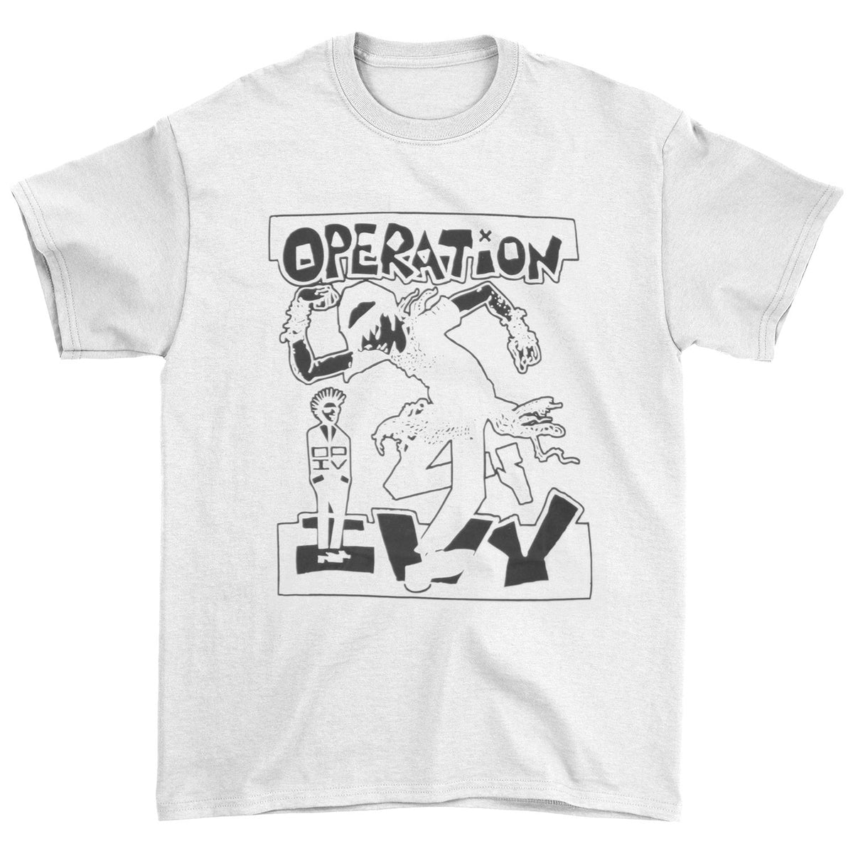 Operation Ivy Skankin'' Inverted T-shirt Front