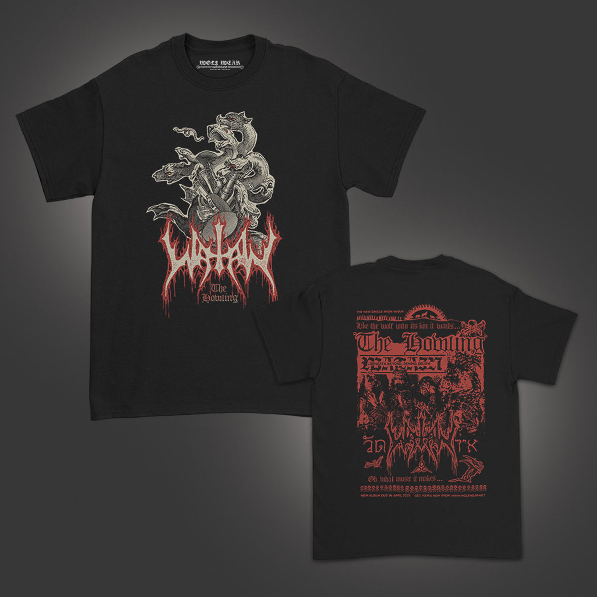 Watain The Howling Cover T-shirt Front