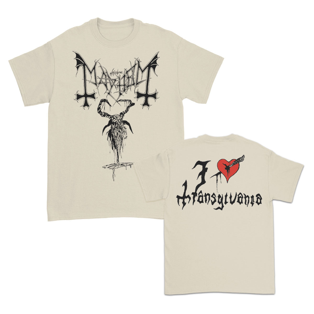 Mayhem Goat T-shirt Front