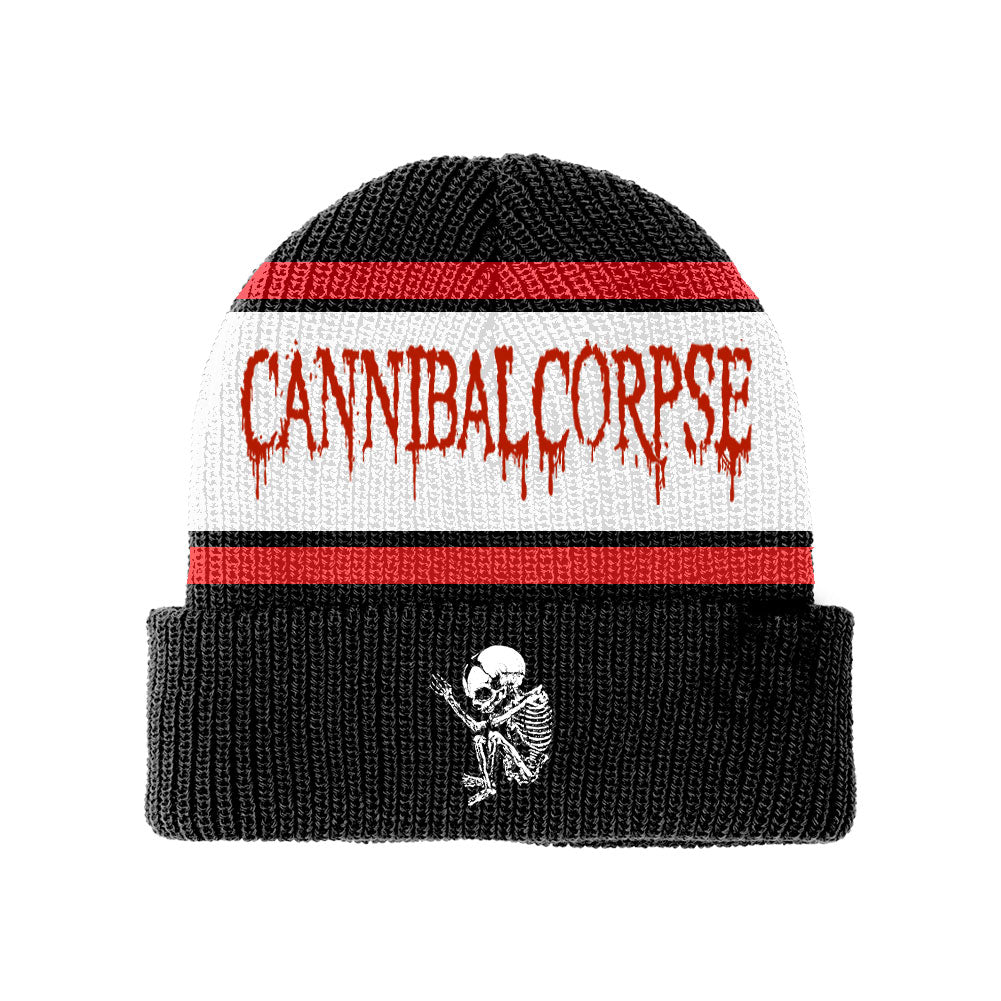Cannibal Corpse Fetus Stripe Beanie Front