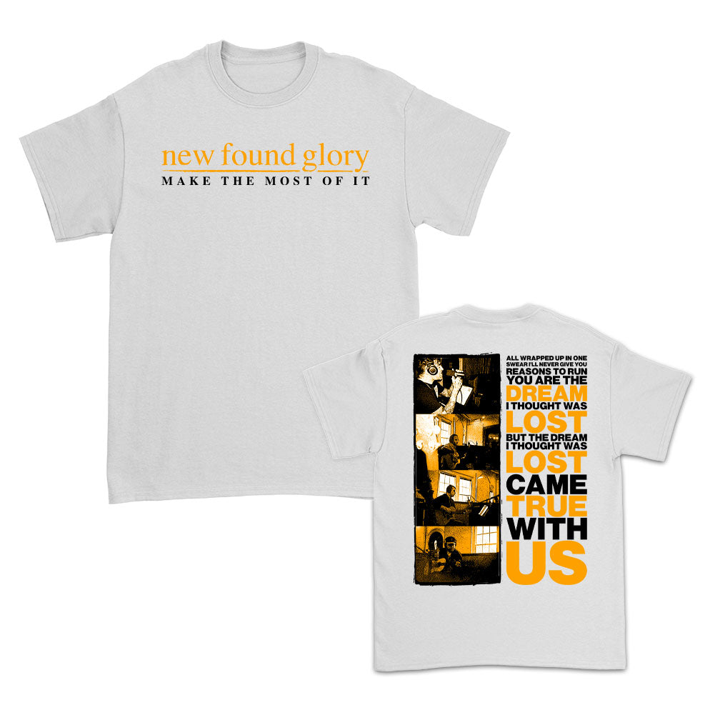 New Found Glory HxC Lyrics T-shirt Front