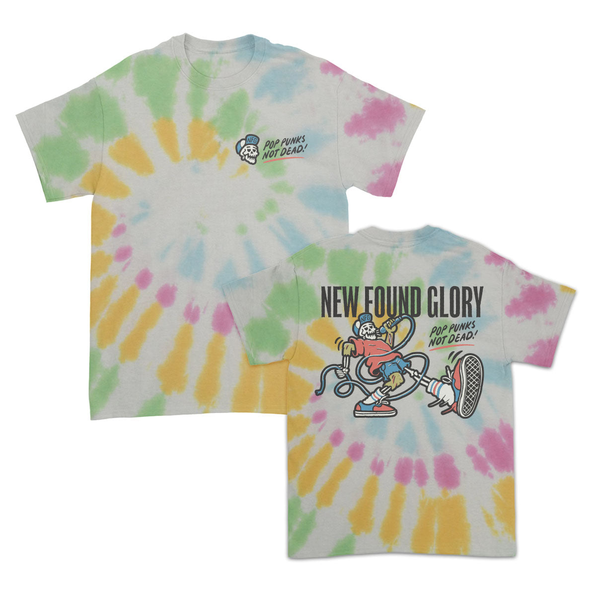 New Found Glory PPND Skeleton T-shirt Front