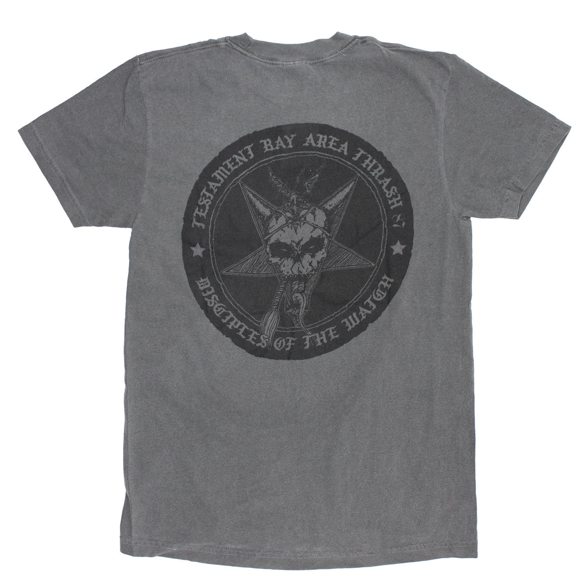 Testament Bay Area Thrash Blackout T-shirt Back