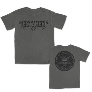 Testament Bay Area Thrash Blackout T-shirt Front
