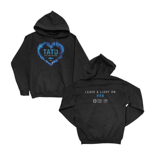 Papa Roach TATD Heart Hooded Sweatshirt Front