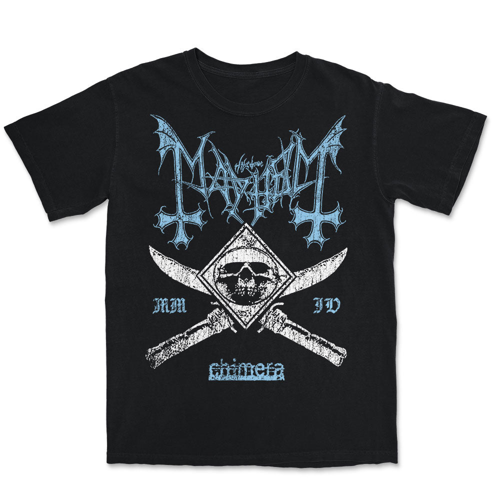 Mayhem Chimera Skull T-shirt Front