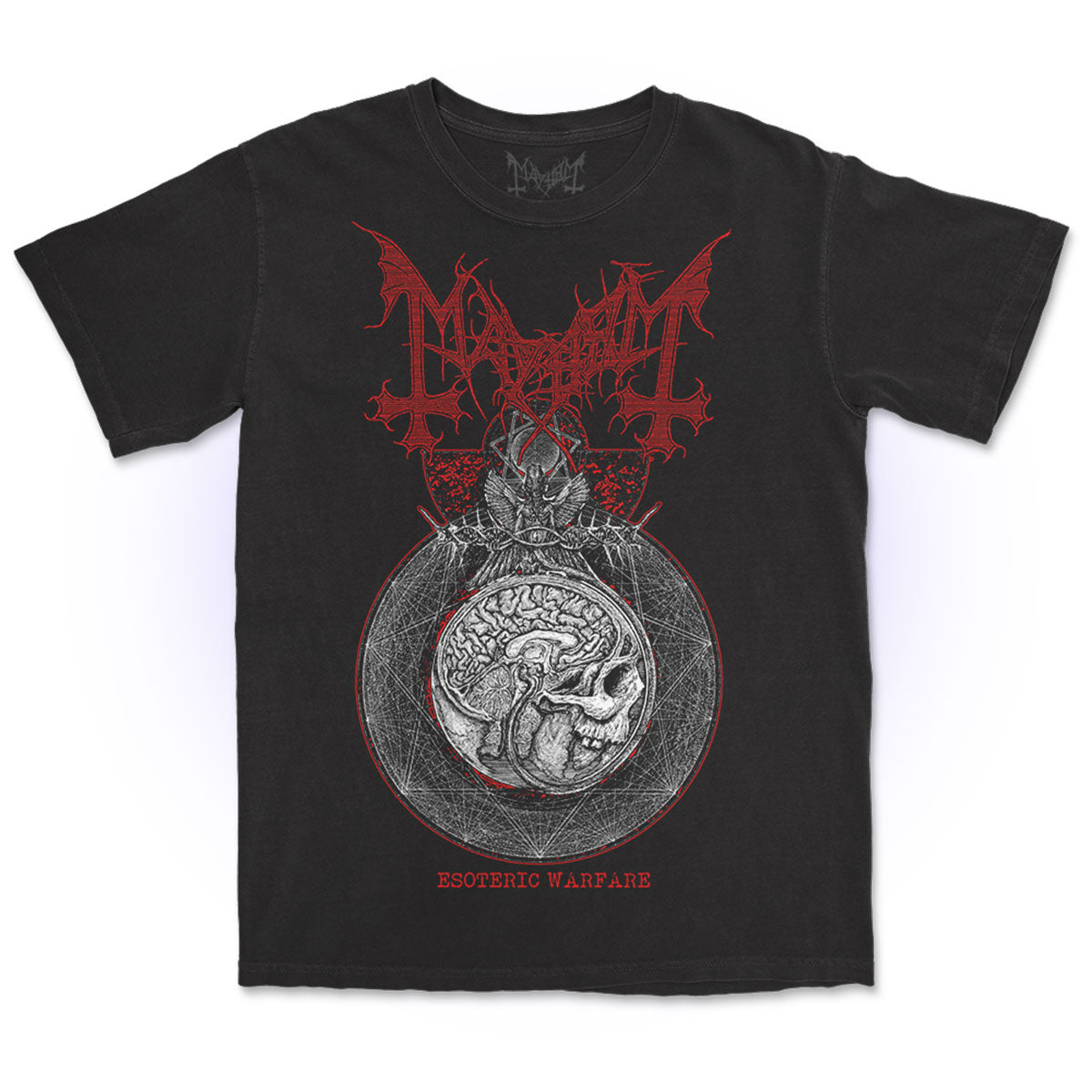 Mayhem Esoteric Warfare Brain T-shirt Front