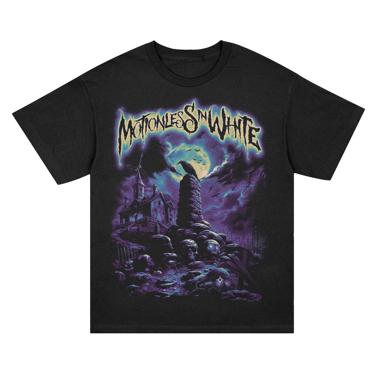 Motionless In White Cemetery T-shirt Front
