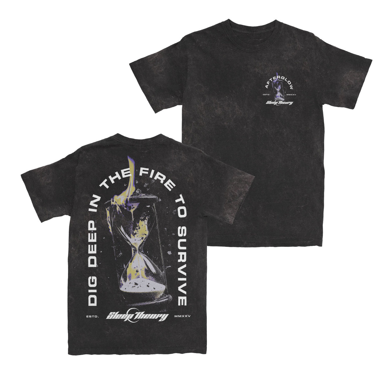 Sleep Theory Afterglow Hourglass T-shirt Front