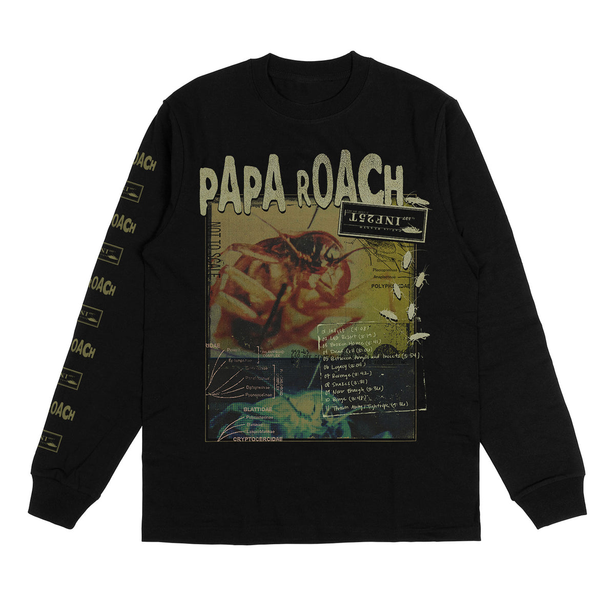Papa Roach Inf25t Scraps T-shirt Front