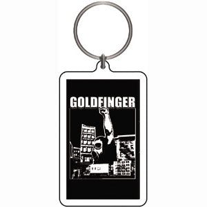 Goldfinger Plastic Key Chain Front