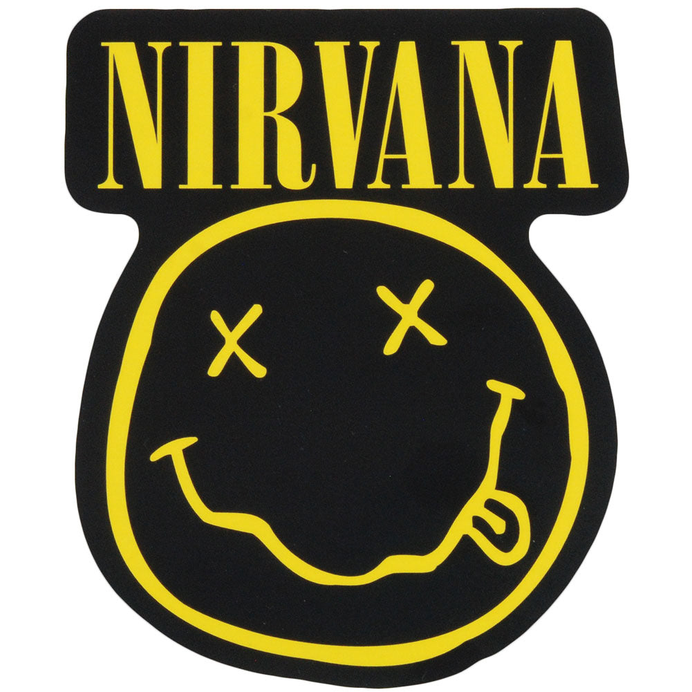 Nirvana Sticker - 2x5”- Nirvana Logo - Licensed Print Stickers - UV Vi –  Fun Spun Threads