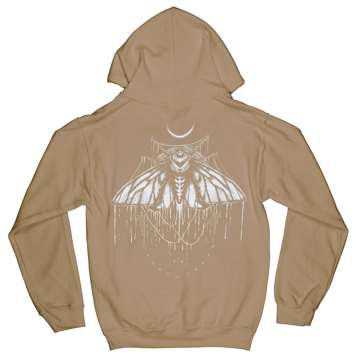 Bad Omens Moth Hooded Sweatshirt Back