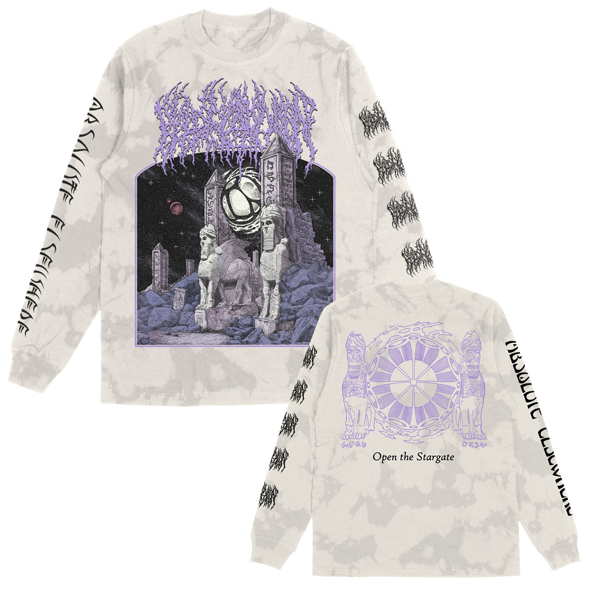 Blood Incantation Sumerian Stargate Long Sleeve Front