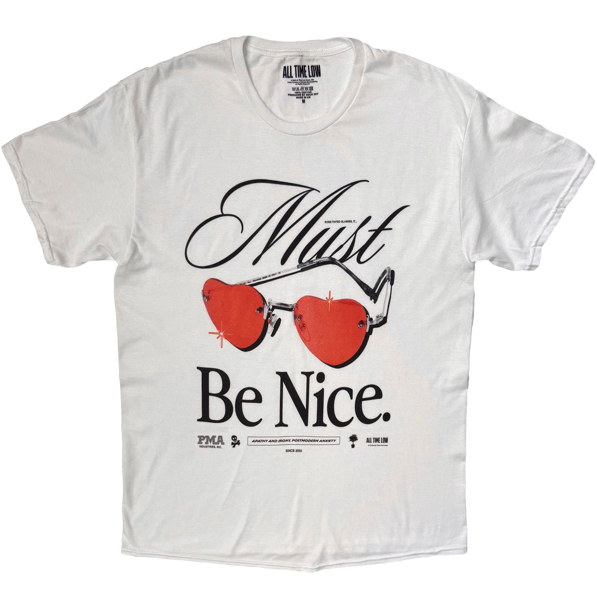 All Time Low Must Be Nice Glasses T-shirt Front
