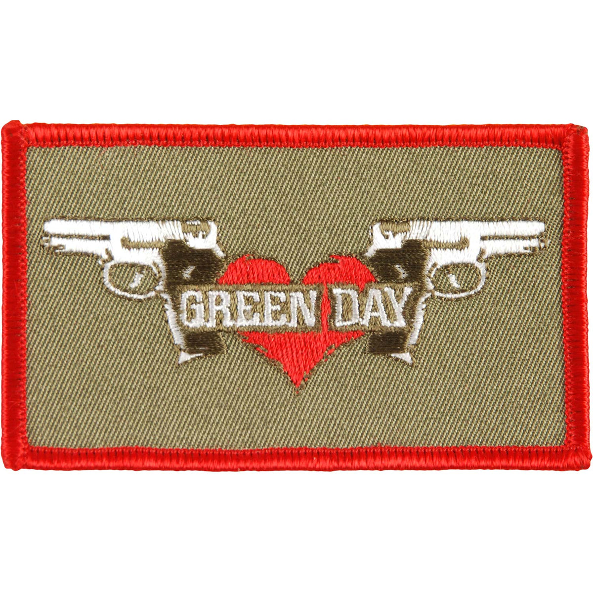 Green Day Embroidered Patch Front