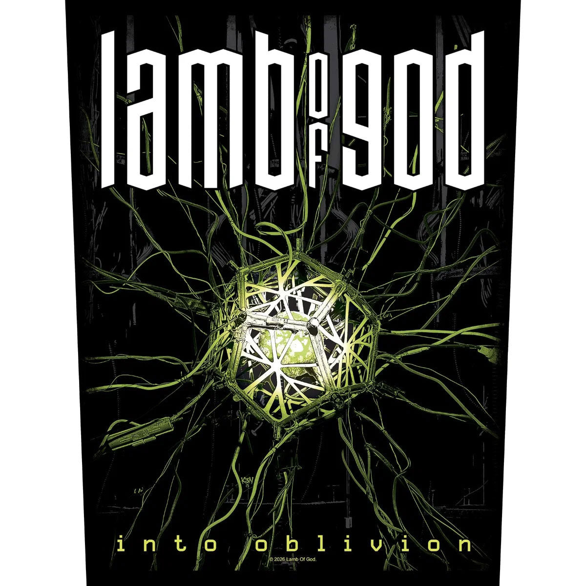 Lamb Of God Into Oblivion Back Patch Front