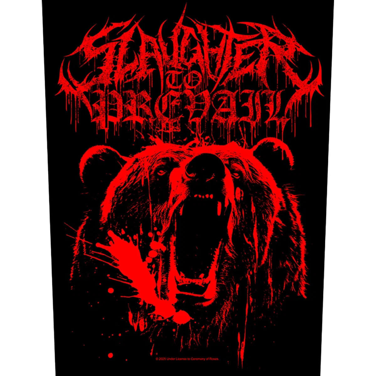 Slaughter To Prevail Grizzly Back Patch Front