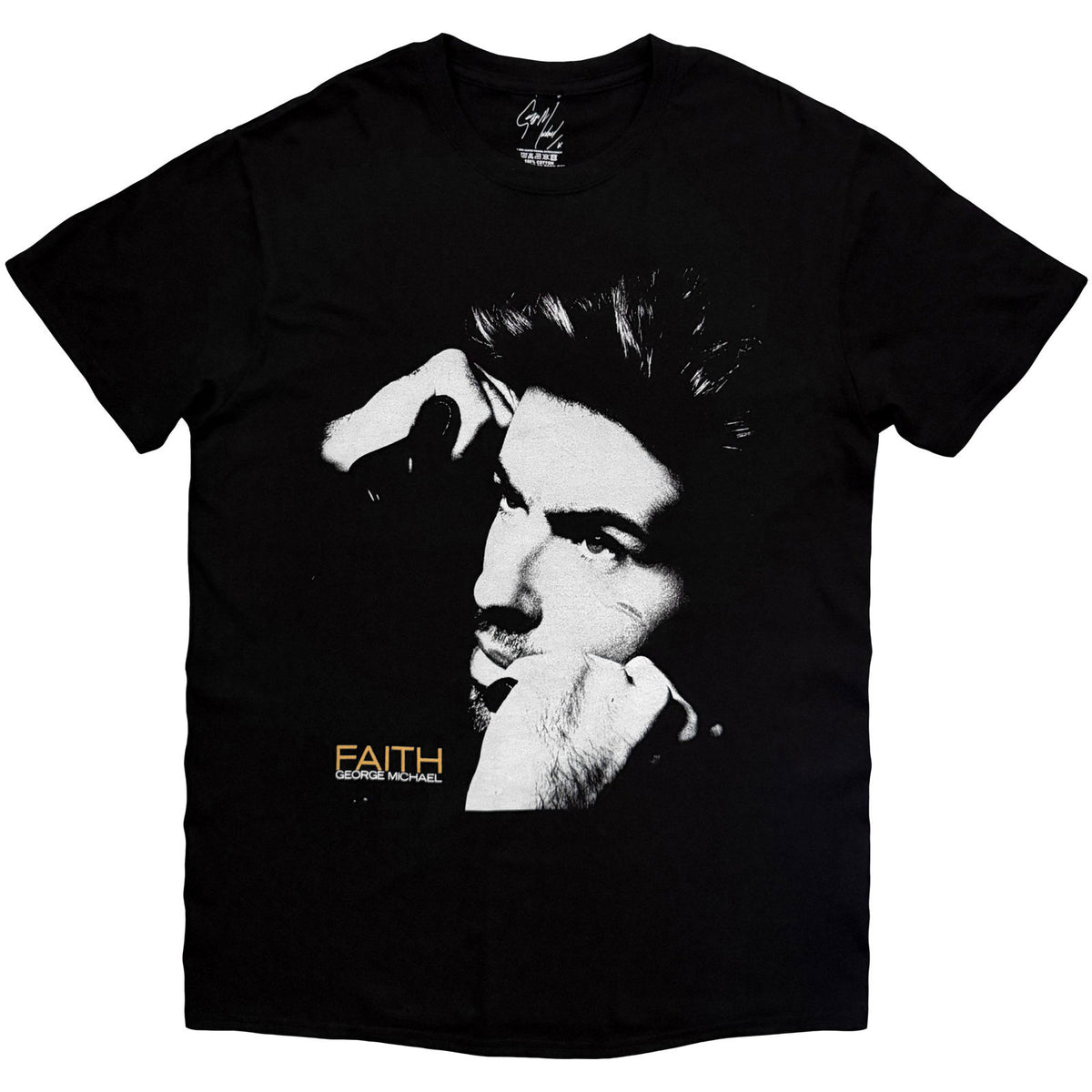 George Michael Faith Cover T-shirt Front