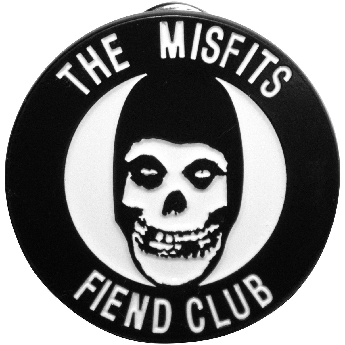 Misfits Fiend Club Pewter Pin Badge Front