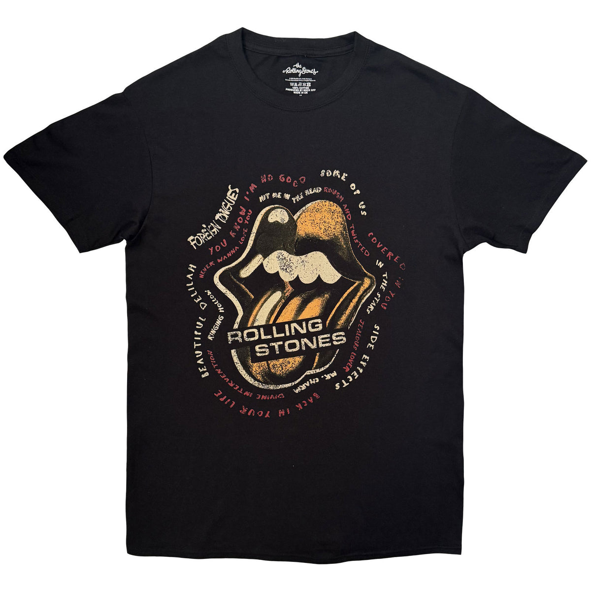 Rolling Stones Foreign Tongues T-shirt Front