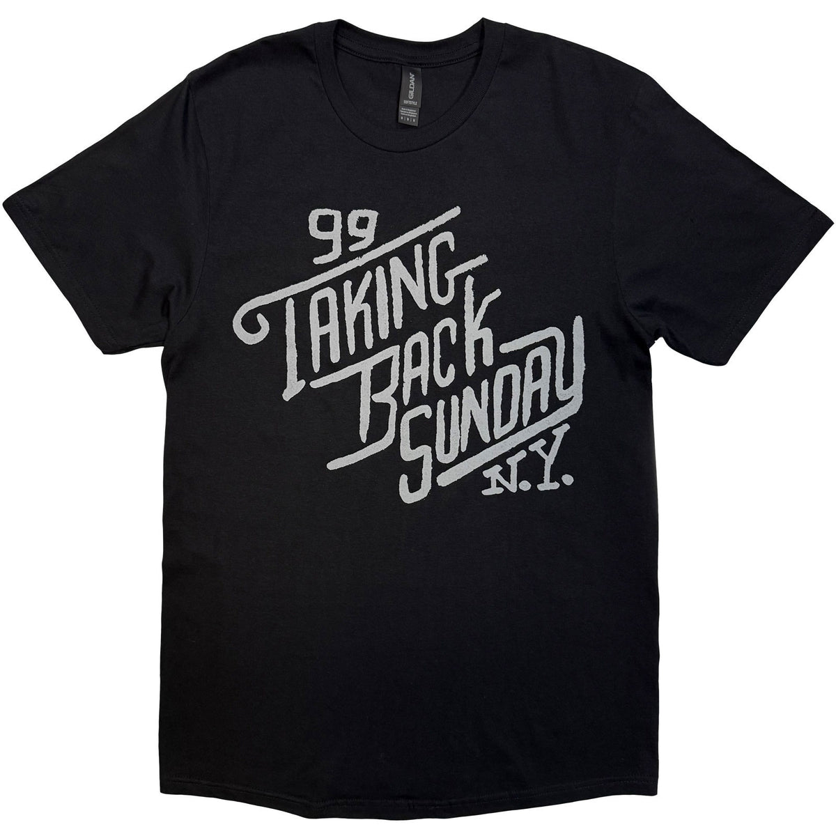 Taking Back Sunday Script Logo T-shirt Front