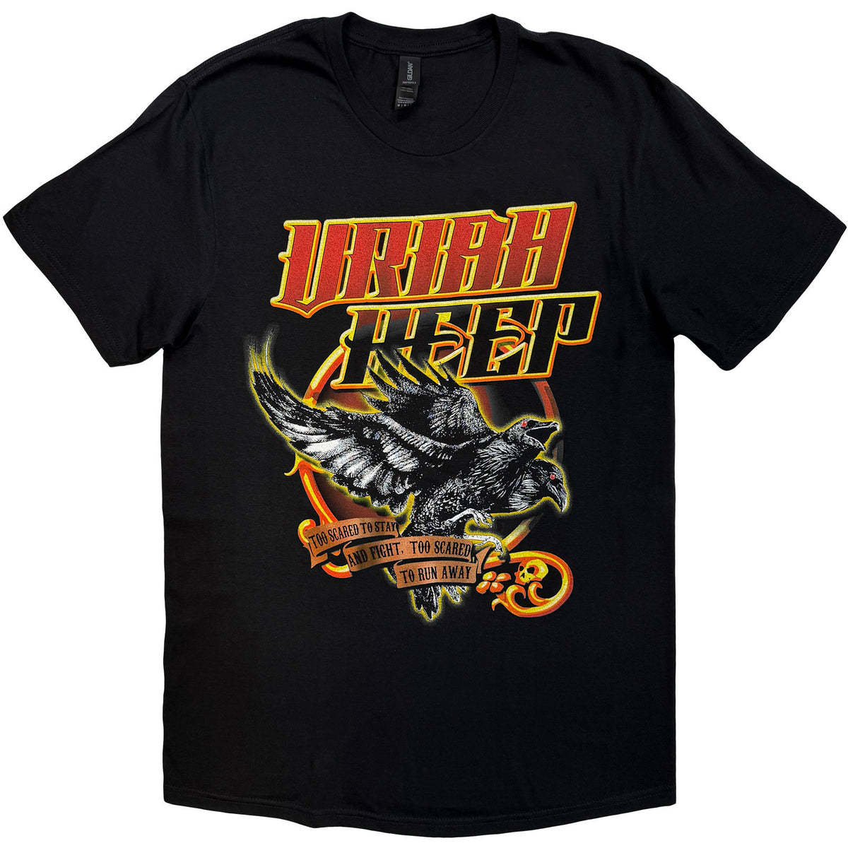 Uriah Heep Twin Ravens T-shirt Front