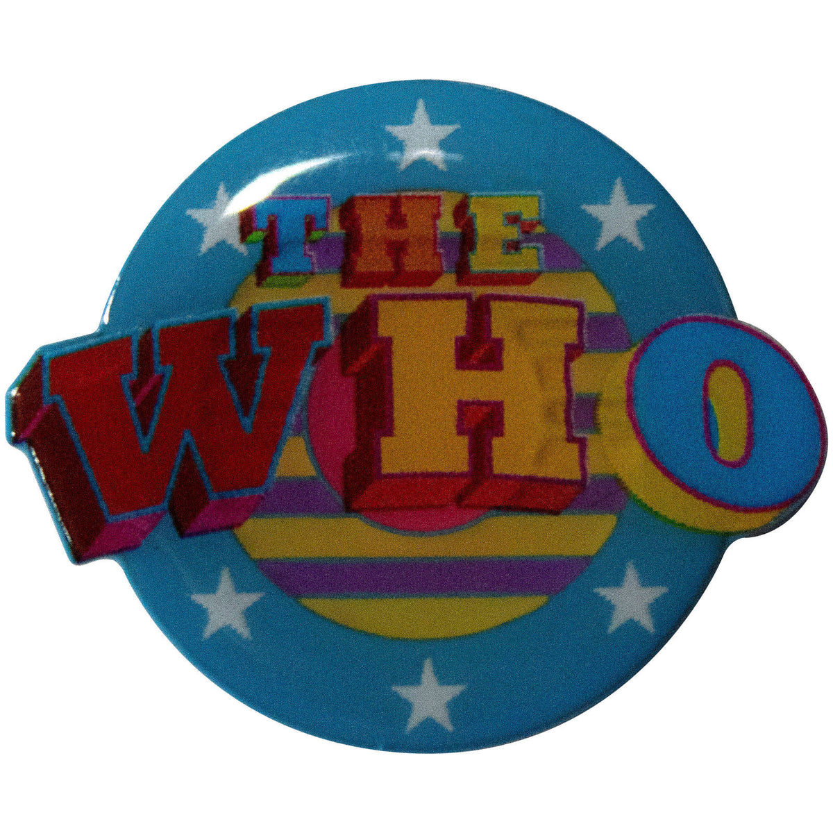 Who Star Target Pewter Pin Badge Front