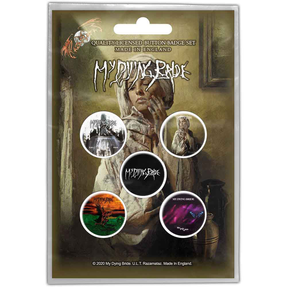 My Dying Bride The Ghost Of Orion Pewter Pin Badge Front
