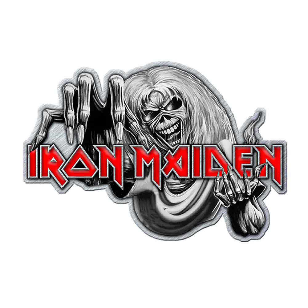 Iron Maiden Number Of The Beast Pewter Pin Badge Front