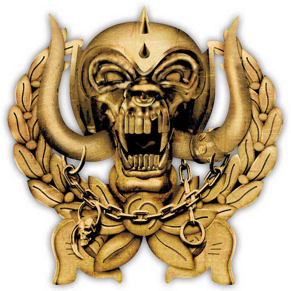 Motorhead Everything Louder Forever Pewter Pin Badge Front