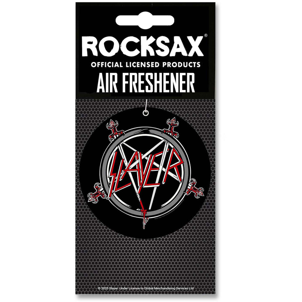 Slayer Pentagram Air Freshener Front