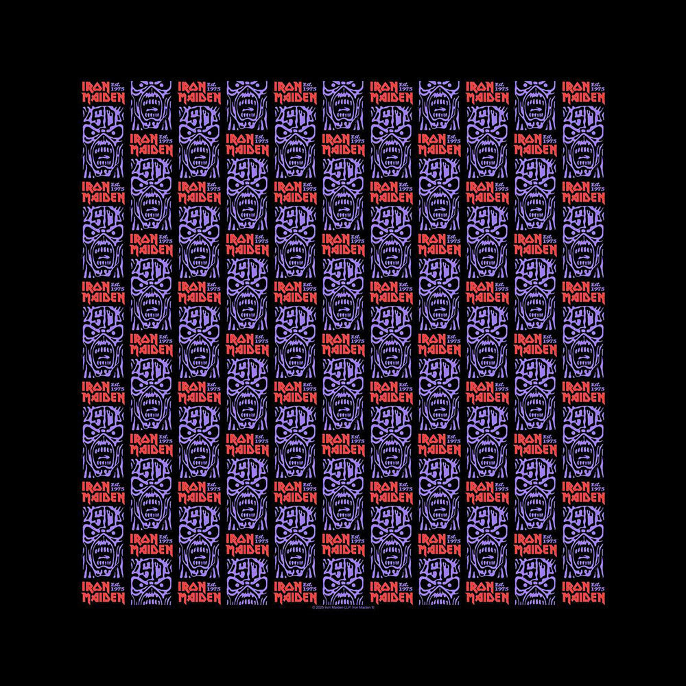 Iron Maiden Est 1975 Bandana Front