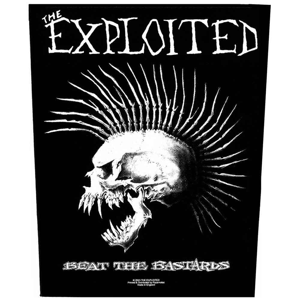 Exploited Beat The Bastards Back Patch Front