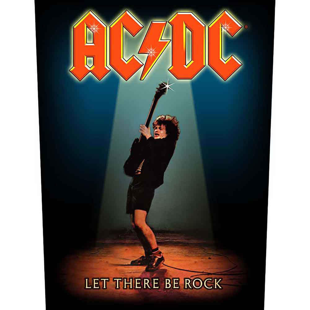AC/DC Let There Be Rock Back Patch Front