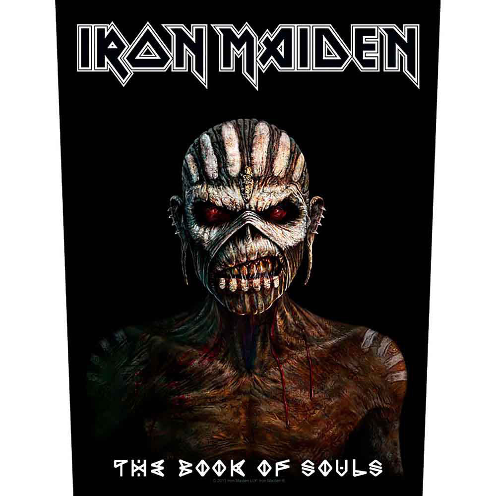 Iron Maiden The Book Of Souls Back Patch Front